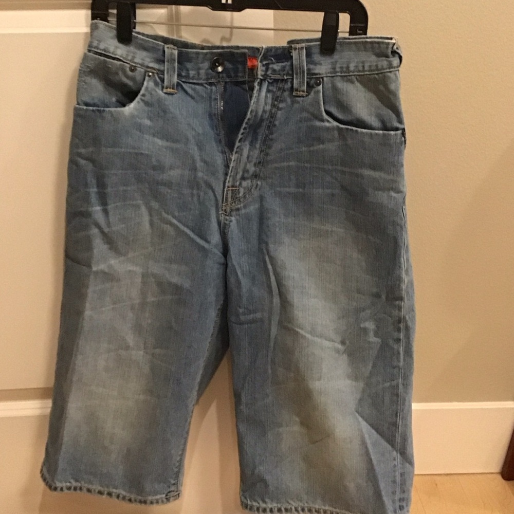 Ed Hardy Men's Blue Denim Shorts